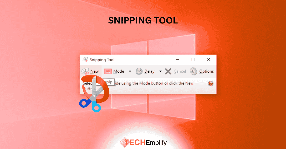 Snipping Tool for screenshots